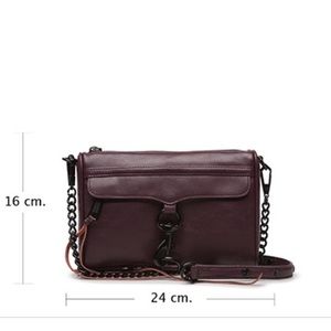 Rebecca Minkoff Dark Cherry Mini MAC NWOT